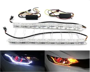 oto uzay uyumlu Far İçi Sinyalli Kayar LED Su Geçirmez - 2 Renk Drs modelleri Oto Aksesuar Shop'de. Kaliteli malzeme, hızlı kargo ve güvenli alışverişle hemen
