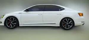 Skoda Süper Uyumlu B 2016-2019 (3V) Yan Marşpiyel Boyalı