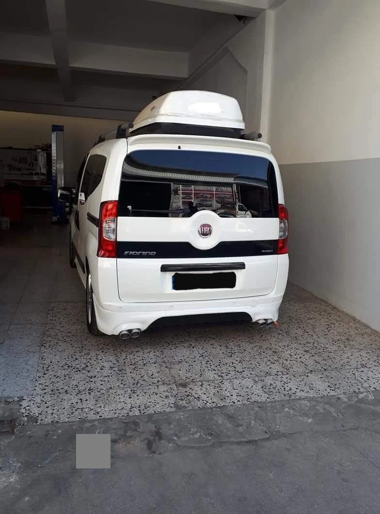 Fiat Fiorino Uyumlu Xm Difüzörlü Arka Karlık Boyalı