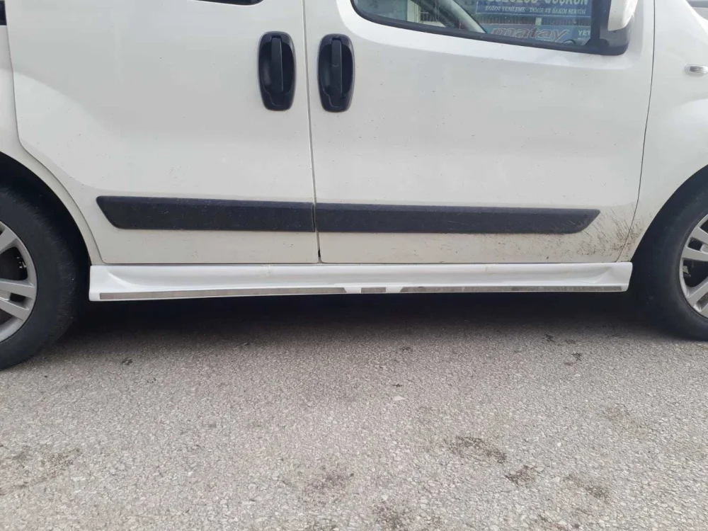 Fiat Fiorino Uyumlu Yan Marşpiyel Nikelajlı Model Boyalı