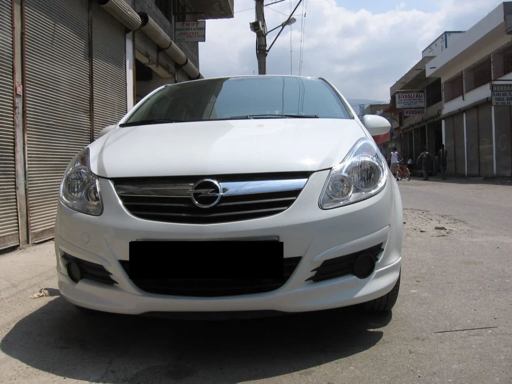 Opel Corsa Uyumlu D Ön Tampon Eki 2007-2014 Boyalı