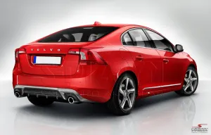 Volvo S 60 SD Kapı Koruma Çıtası Krom 2013-2018
