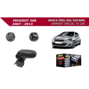 Peugeot 208 Uyumlu Kol Dayama Kolçak 2007-2013 (Niken) thumb 2