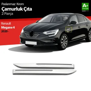 S-Dizayn Renault Megane 4 Krom Çamurluk Sinyal Çıtası 2 Prç. 2020 ÜzeriNot: 2020 Model &uuml;zeri makyajlı kasa Megane 4 Ara&ccedil;lar i&ccedil;in uygundur.
Ar