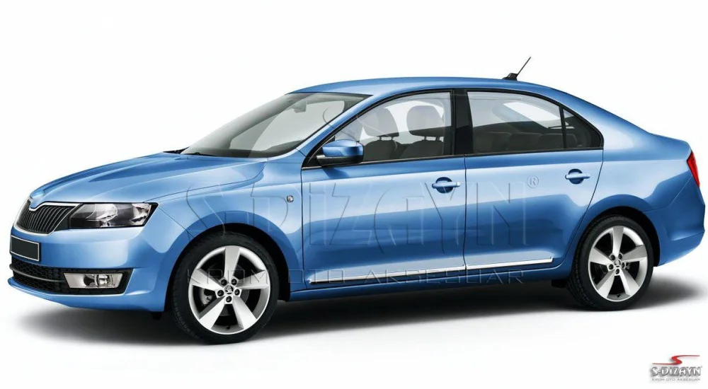 Drs Tuning Skoda Rapid Kapı Koruma Çıtası Krom 2013-2017