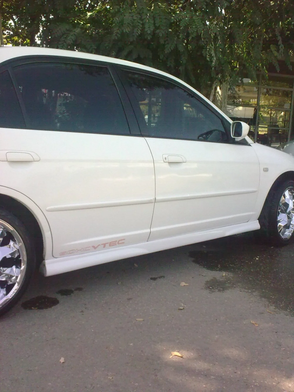 Honda Civic Uyumlu 2001-2005 Yan Marşpiyel Boyalı