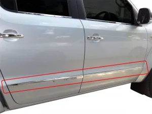 Volkswagen Amarok Uyumlu Yan Kapı Çıtası 4 Parça Çelik 2010-2016