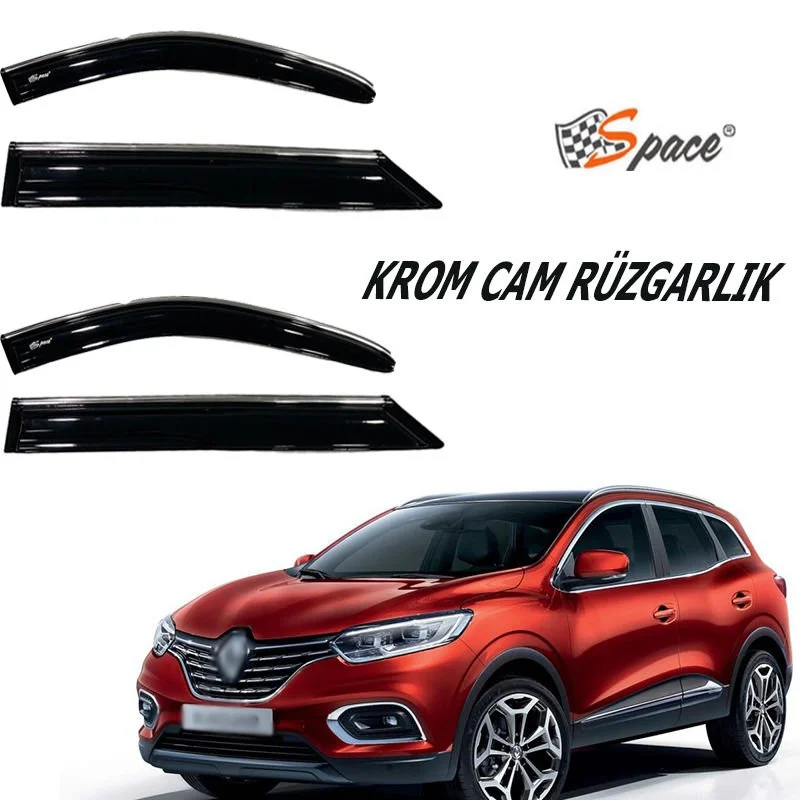 Drs Tuning Krom Cam Rüzgarlığı Renault Kadjar 2016-2021423