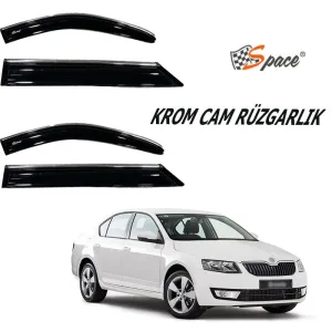 Skoda Octavia 2012-2020 (5E) uyumlu Krom Cam Rüzgarlığı 2014-2020/ Caru421 modelleri Oto Aksesuar Shop'de. Kaliteli malzeme, hızlı kargo ve güvenli alışverişle