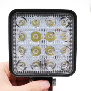 Kare 16 Led Beyaz Sis Lambası / Lass317 thumb 4