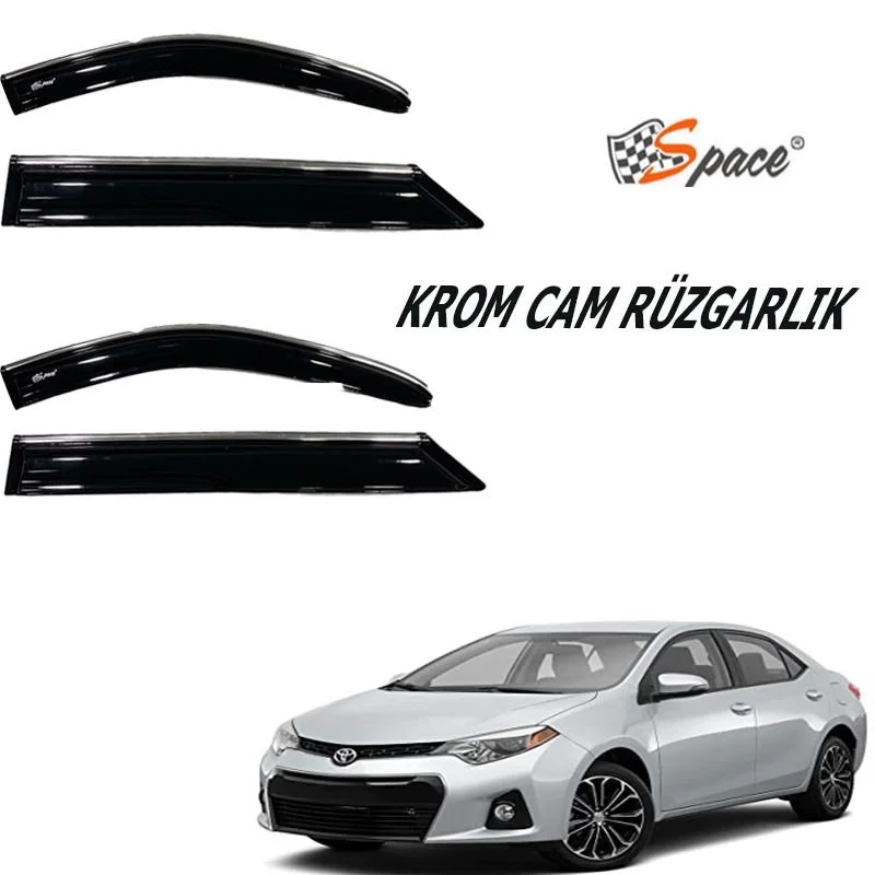 Krom Cam Rüzgarlığı Toyota Corolla 2014-2018400