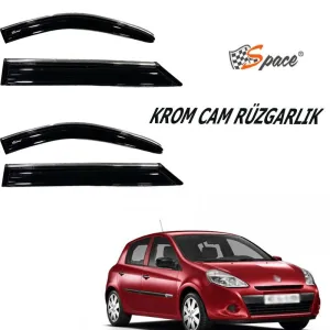 Renault Clio 2005-2012 (X85) uyumlu Krom Cam Rüzgarlığı D 2010-2011 / Caru407 modelleri Oto Aksesuar Shop'de. Kaliteli malzeme, hızlı kargo ve güvenli