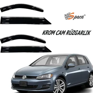 Volkswagen Golf 2008-2012 (Mk6) uyumlu Krom Cam Rüzgarlığı 1.2Mm 6 2009 4'Lü / Caru445 modelleri Oto Aksesuar Shop'de. Kaliteli malzeme, hızlı kargo ve güvenli