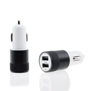Çakmak Soketi Çift Usb'Li-Siyah / Icca84-2 - Görsel 2