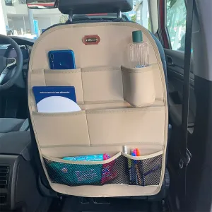 Koltuk Arkası Organizer(Deri)-Bej / Syesy94 - Görsel 2