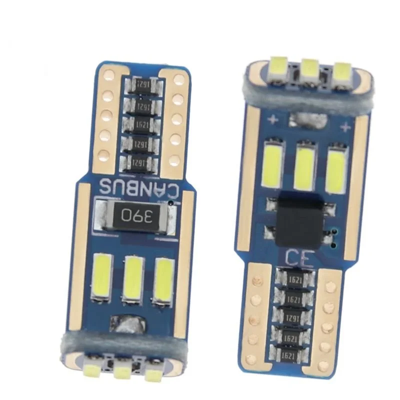 Dekoratif Led Ampul T10-15Smd 4014 Canbus 12V Çift Beyaz / Laam862