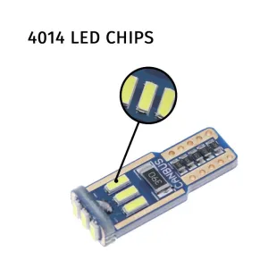 Dekoratif Led Ampul T10-15Smd 4014 Canbus 12V Çift Beyaz / Laam862 thumb 2
