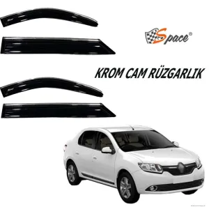 Renault Symbol 1999-2013 uyumlu Krom Cam Rüzgarlığı 1.2Mm Clio 1998-2015 4'Lü / Caru443 modelleri Oto Aksesuar Shop'de. Kaliteli malzeme, hızlı kargo ve