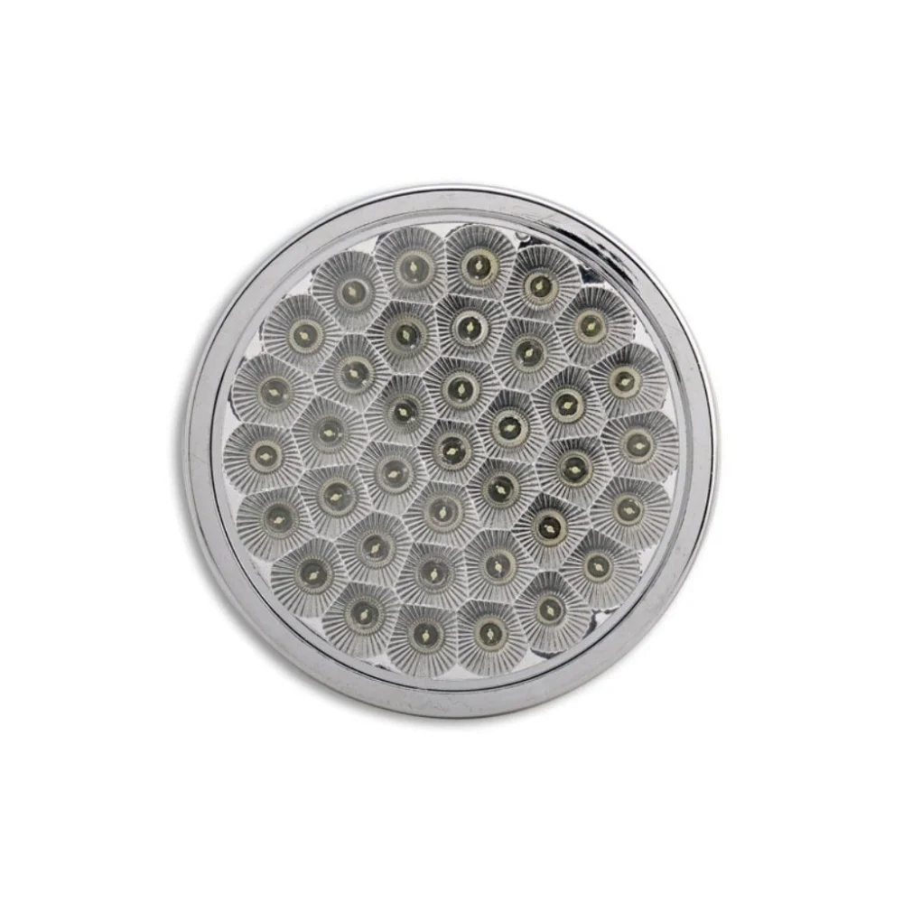 Ledli Dekoratif Tavan Lambası (6Led) Yuvarlak 24V Krom /Laak121-1-24