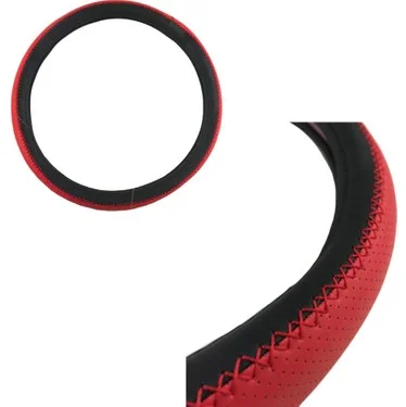 Drs Tuning Direksiyon Kılıfı 38 Cm SiyahKırmızı Dıkı342-Sk