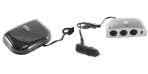 Usb'Li 3'Lü Işıklı Çakmak Soketi / Icca72 thumb 2