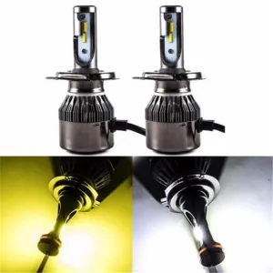 Space Led Far Ampulü Çift Renk Sarı/Beyaz H4-36W-4800LM-12V / LAAM492-1 - Görsel 4