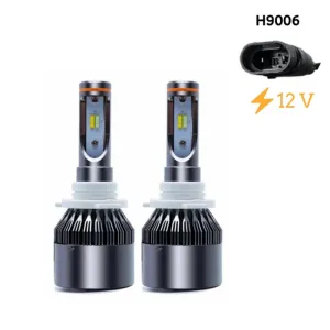 Led Far Ampulü Çift Renk Sarıbeyaz 9006-36W-4800Lm-12V 491-1