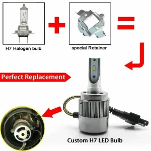 Space Orijinal Volkswagen H7 Led Far Ampulü 36W 4800LM 12V-32V / LAAM808 - Görsel 3
