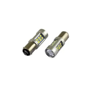 Led Ampul Çift Duylu Şaşı Tırnak Canbus 24V Beyaz 618