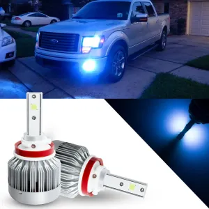 Led Far Ampulü H11-3500Lmx2-30W-12V Buz Mavisi / Laam705 thumb 3