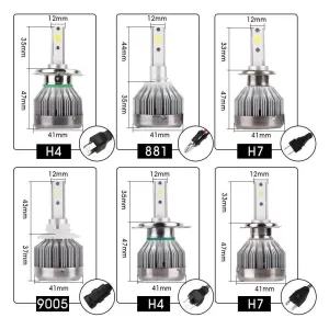 Led Far Ampulü H11-3500Lmx2-30W-12V Buz Mavisi / Laam705 thumb 5