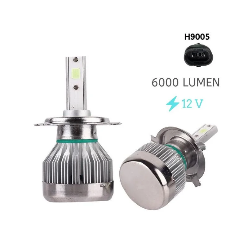 Led Far Ampulü 9005-3500Lmx2-30W-12V Buz Mavisi / Laam703