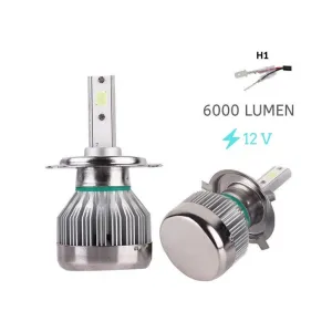 Led Far Ampulü H1-3500Lmx2-30W-12V Buz Mavisi / Laam700 thumb 1