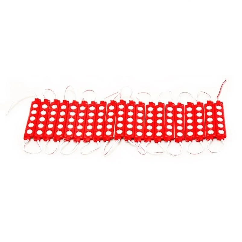 Parmak Led 1200Lm 5X20 Kırmızı 12V / Laam646-2