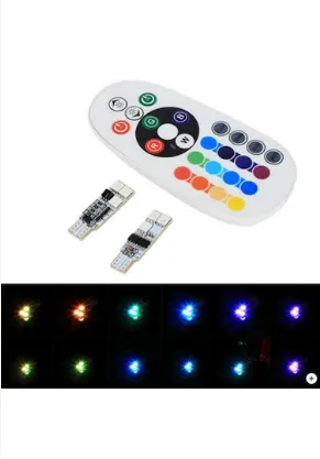 Park Ampul Kumandalı 16 Renkli T10-6Smd-12V 644