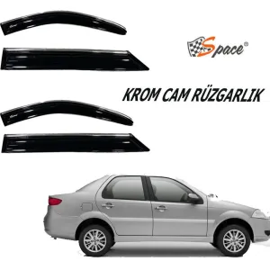 Fiat Siena 1996-2012 (Type 178 sedan) uyumlu Krom Cam Rüzgarlığı 1.2Mm Albea/Palıo/Sıena 4'Lü / Caru430 modelleri Oto Aksesuar Shop'de. Kaliteli malzeme, hızlı