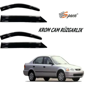 Honda Civic 1995-2000 (EK) uyumlu Krom Cam Rüzgarlığı 1.2Mm 1996/2001 4'Lü / Caru428 modelleri Oto Aksesuar Shop'de. Kaliteli malzeme, hızlı kargo ve güvenli