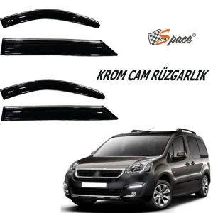 Peugeot Partner 2008-2018 (B9) uyumlu Krom Cam Rüzgarlığı 1.2Mm Tepe 2010-2015 2'Li / Caru462 modelleri Oto Aksesuar Shop'de. Kaliteli malzeme, hızlı kargo ve