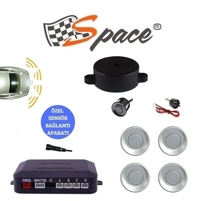 Space Ses İkazlı Park Sensörü 22 Mm Gri / Gupr10-G