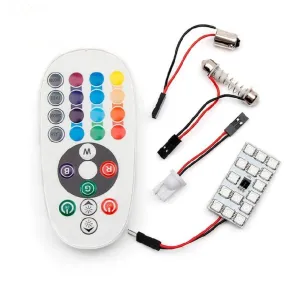 oto uzay uyumlu Tavan Lambası 18 Smd Rgb Led 16 Renk Animasyon 12V/Latv104 modelleri Oto Aksesuar Shop'de. Kaliteli malzeme, hızlı kargo ve güvenli alışverişle