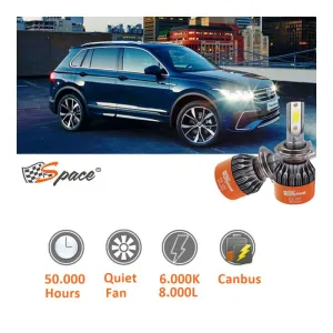 Led Far Ampulü Beyaz 48W 12V 8000Lm H9006 / Laam98 thumb 3