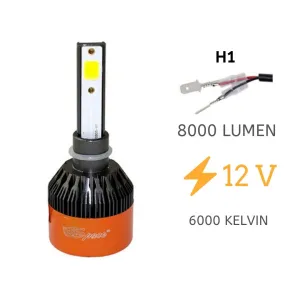 Led Far Ampulü Beyaz 48W 12V 8000Lm H1 / Laam93 thumb 2
