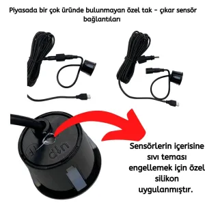 Dijital Göstergeli Kablosuz Park Sensörü / Gupr14 thumb 2