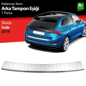 S-Dizayn Skoda Scala Krom Arka Tampon Eşiği 2019 ÜzeriAraca &Ouml;zel Krom Aksesuar&Uuml;r&uuml;n &Ouml;zellikleri:Krom &uuml;r&uuml;nler ara&ccedil; &uuml;zeri