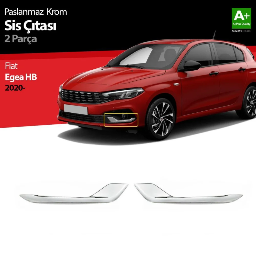 Drs Tuning Fiat Egea HB Krom Sis Çıtası 2 Prç. 2020 Üzeri
