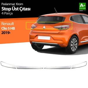 S-Dizayn Renault Clio 5 Krom Stop Üst Çıtası 4 Prç. 2019 ÜzeriAraca &Ouml;zel Krom Aksesuar&Uuml;r&uuml;n &Ouml;zellikleri:Krom &uuml;r&uuml;nler ara&ccedil; &u