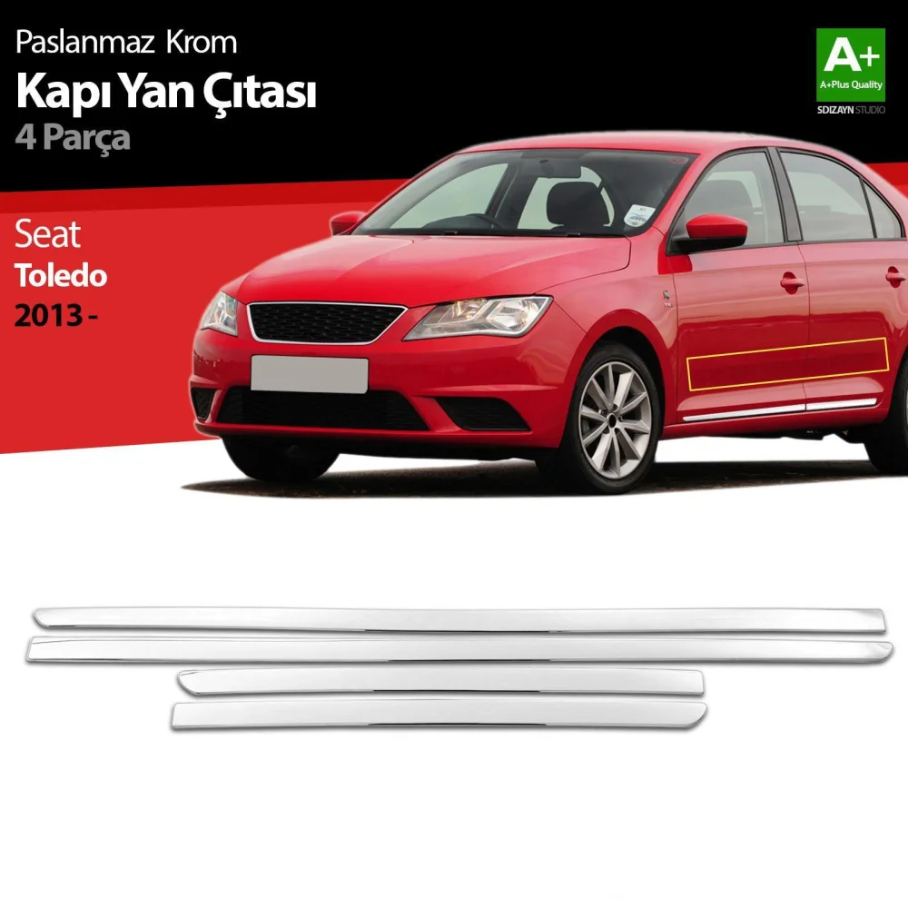 Drs Tuning Seat Toledo Krom Kapı Yan Çıtası 2013-2019