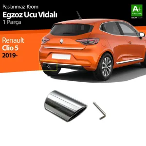 S-Dizayn Renault Clio 5 Krom Egzoz Ucu Vidalı 2019 ÜzeriAraca &Ouml;zel Krom Egzoz Ucu Vidalı Clio 5&Uuml;r&uuml;n &Ouml;zellikleri:Krom egzoz ucu Clio 5 Araca 