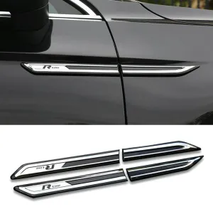 Volkswagen Passat Uyumlu B8.5 ABS Krom Çamurluk Çıtası 4 Parça. R Line 2019 Ve Üzeri thumb 3