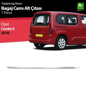 Drs Tuning Opel Combo E Krom Bagaj Camı Alt Çıtası 2018-2023